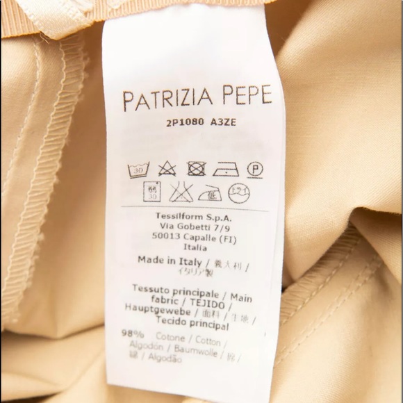 COPY - PATRIZIA PEPE Italy Pants Stretch Detachable Skirt - Picture 7 of 10